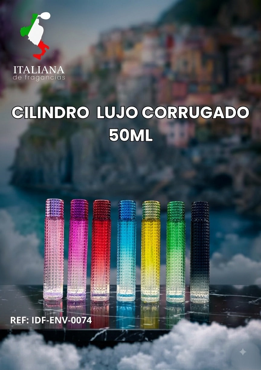 Cilindro lujo corrugado 50ml